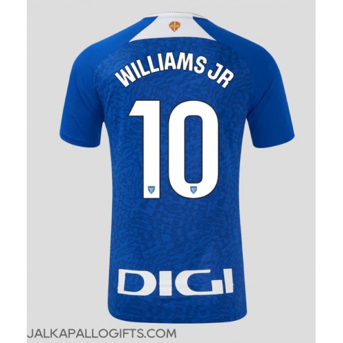 Athletic Bilbao Nico Williams #10 Vieraspaita 2024-25 Lyhythihainen